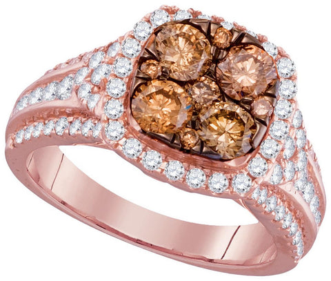 2 CTW-Diamond BROWN LARISSA  RING