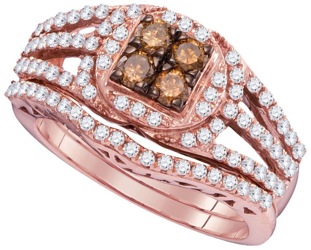 1CTW-Diamond FASHION BROWN RING