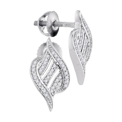 1-6CTW-Diamond MICRO-PAVE EARRINGS