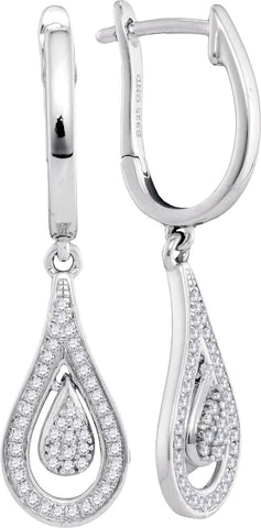 1-5CTW-Diamond MICRO-PAVE EARRINGS