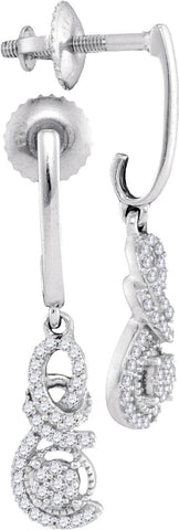 1-5CTW-Diamond MICRO-PAVE EARRINGS