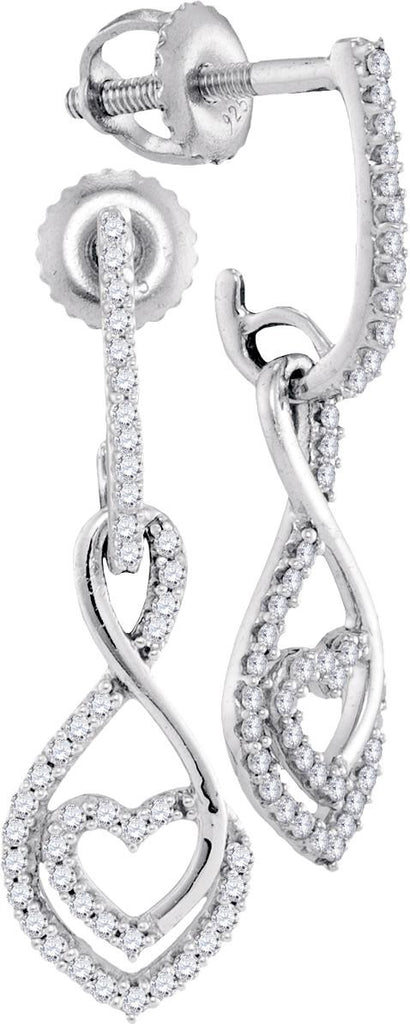 1-4CTW-Diamond MICRO-PAVE EARRINGS