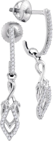 1-6CTW-Diamond MICRO-PAVE EARRINGS