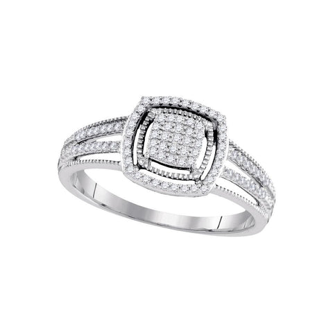 1-5CTW-Diamond MICRO-PAVE BRIDAL RING