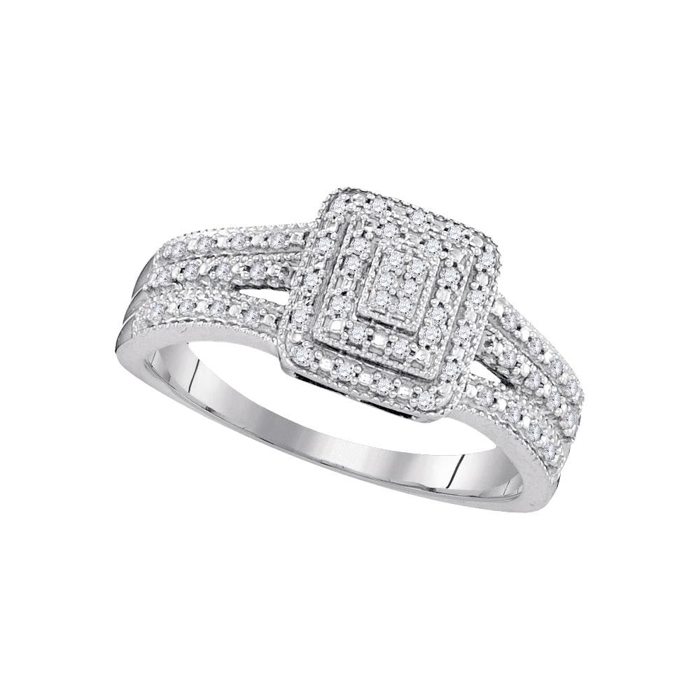 1-6CTW-Diamond MICRO-PAVE BRIDAL RING