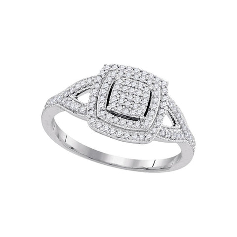 1-3CTW-Diamond MICRO-PAVE BRIDAL RING