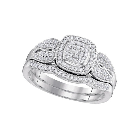 1-3CTW-Diamond MICRO-PAVE BRIDAL SET