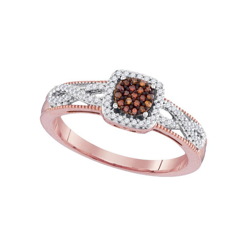 1-5CTW-Diamond RED MICRO-PAVE RING