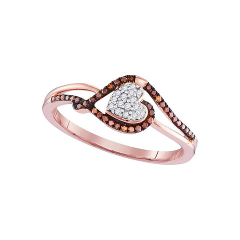 1-6CTW-Diamond RED MICRO-PAVE RING