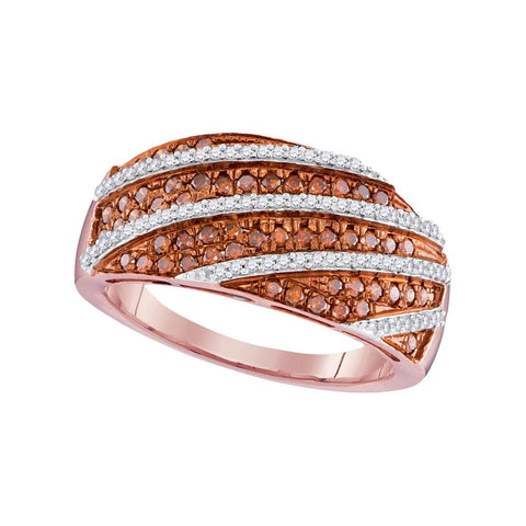 5-8CTW-Diamond MICRO-PAVE RED RING