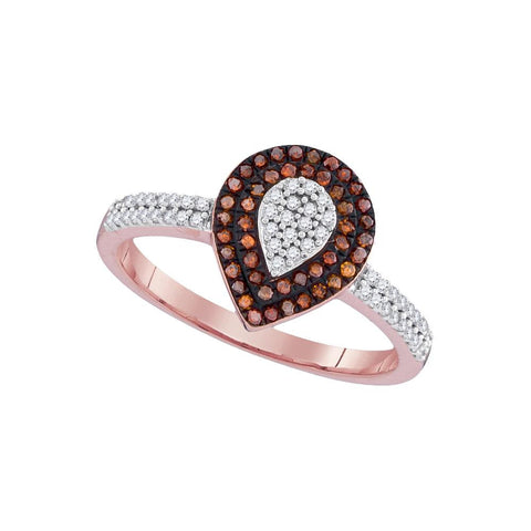 1-3CTW-Diamond RED MICRO-PAVE RING