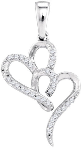 1-10CTW-Diamond HEART PENDANT