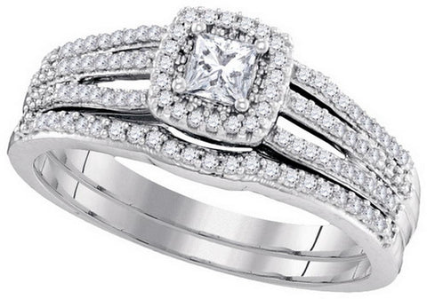 1-2CTW-Diamond 1-5CT-CPR BRIDAL SET