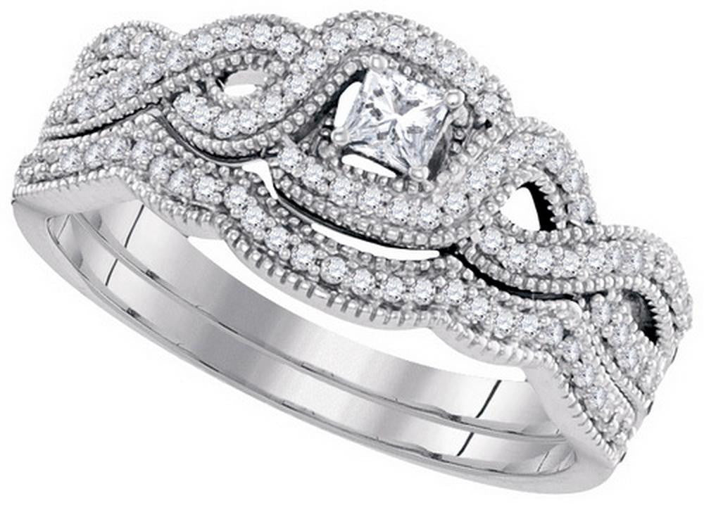 1-3CTW-Diamond 1-10CT-CPR BRIDAL SET