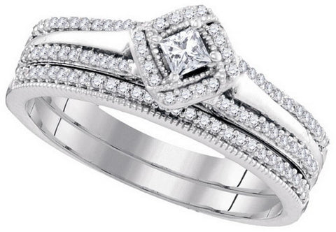 1-3CTW-Diamond 1-10CT-CPR BRIDAL SET