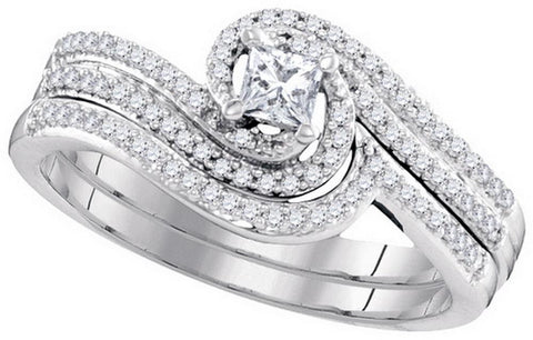 3-8CTW-Diamond 1-6CT-CPR BRIDAL SET