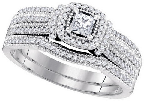 1-2CTW-Diamond 1-6CT-CPR BRIDAL SET