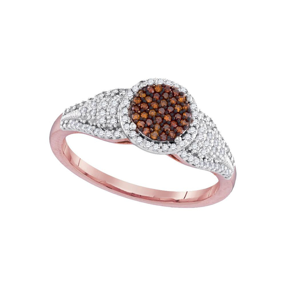 1-3CTW-Diamond RED MICRO-PAVE RING