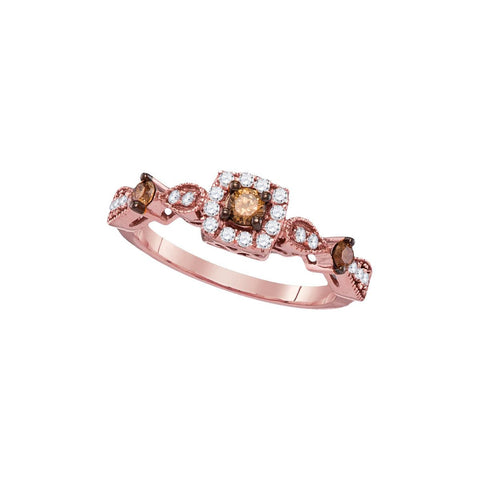 1-2CTW-Diamond FASHION BROWN RING