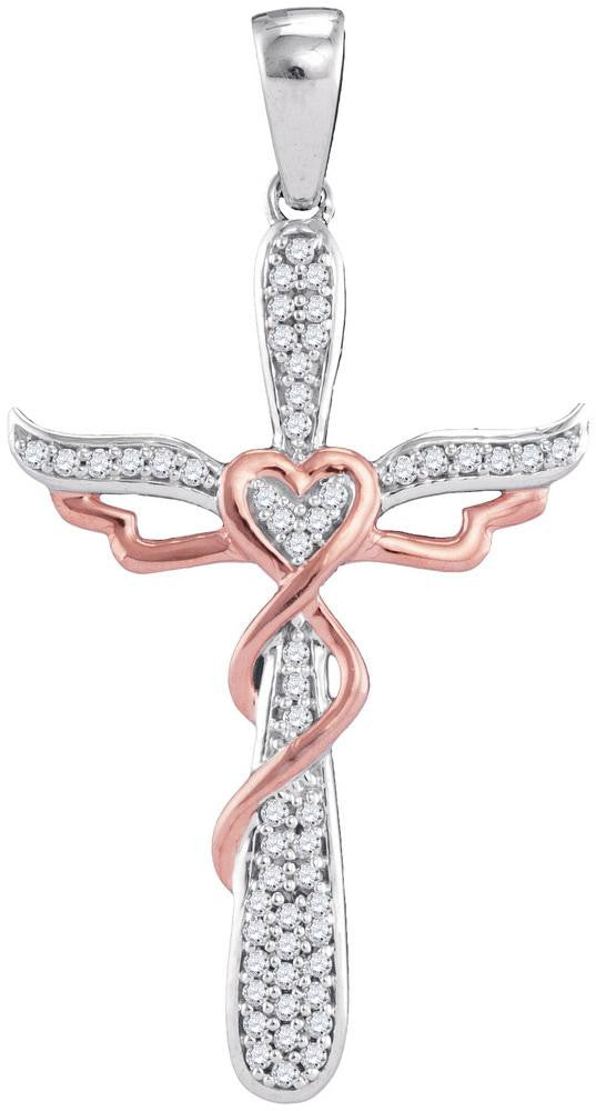 1-6CTW-Diamond CROSS PENDANT