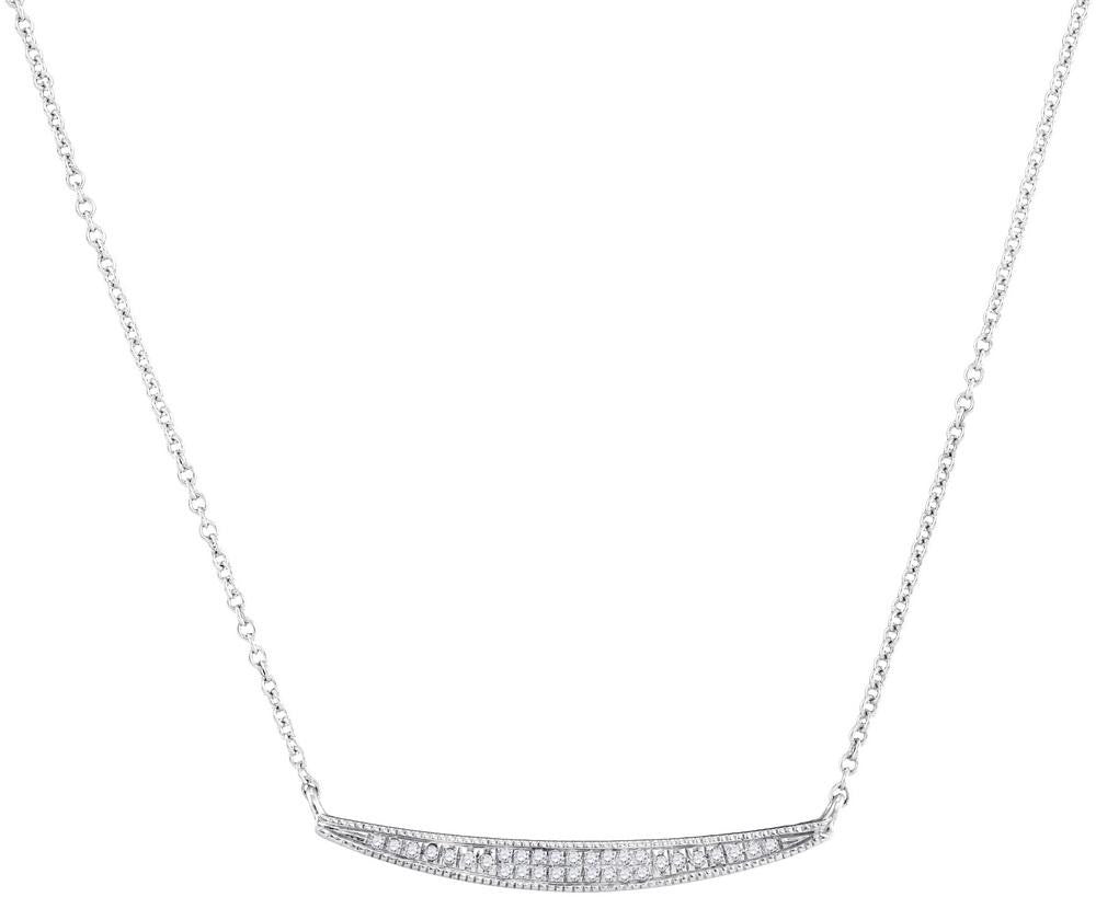 1-10CTW-Diamond MICRO-PAVE NECKLACE