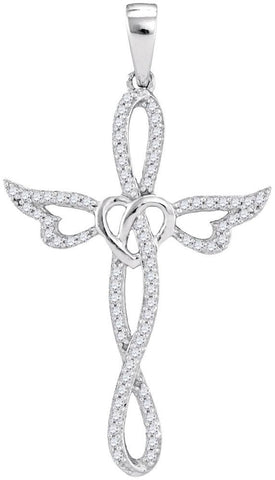 1-5CT-Diamond CROSS PENDANT