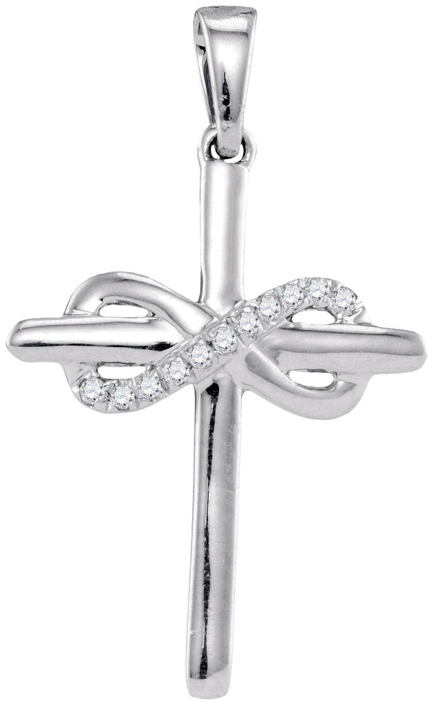 1-20CT-Diamond CROSS PENDANT