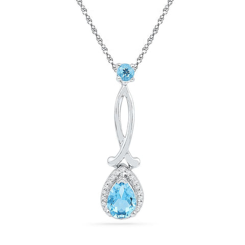 1-10CTW-Diamond 1 CT-BT PENDANT