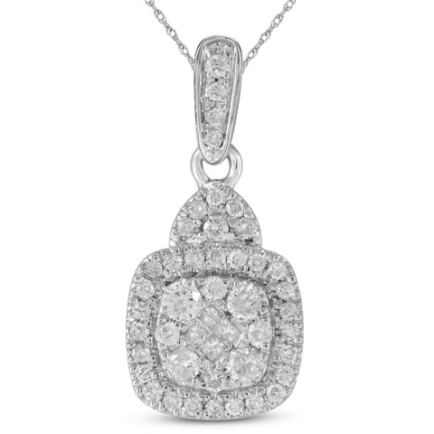 3-8CTW-Diamond FASHION PENDANT