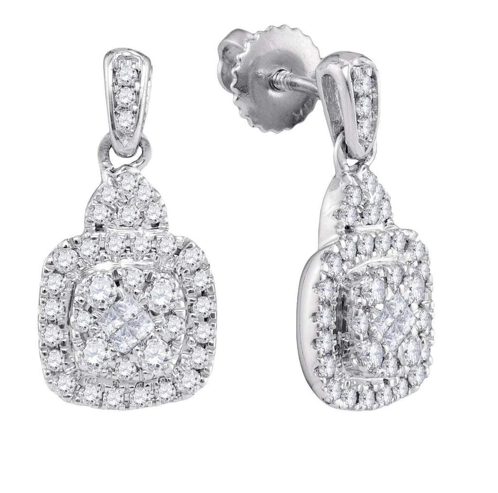 1-2CTW-Diamond SOLEIL EARRINGS