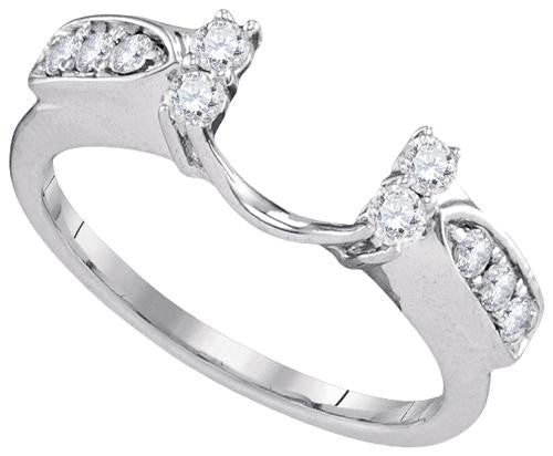 14KT White Gold 0.33CTW-Diamond ENHANCER