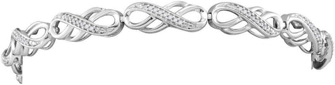 1-4CTW-Diamond FASHION BRACELET