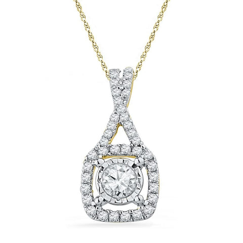 3-8CTW-Diamond FASHION PENDANT