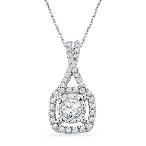 3-8CTW-Diamond FASHION PENDANT