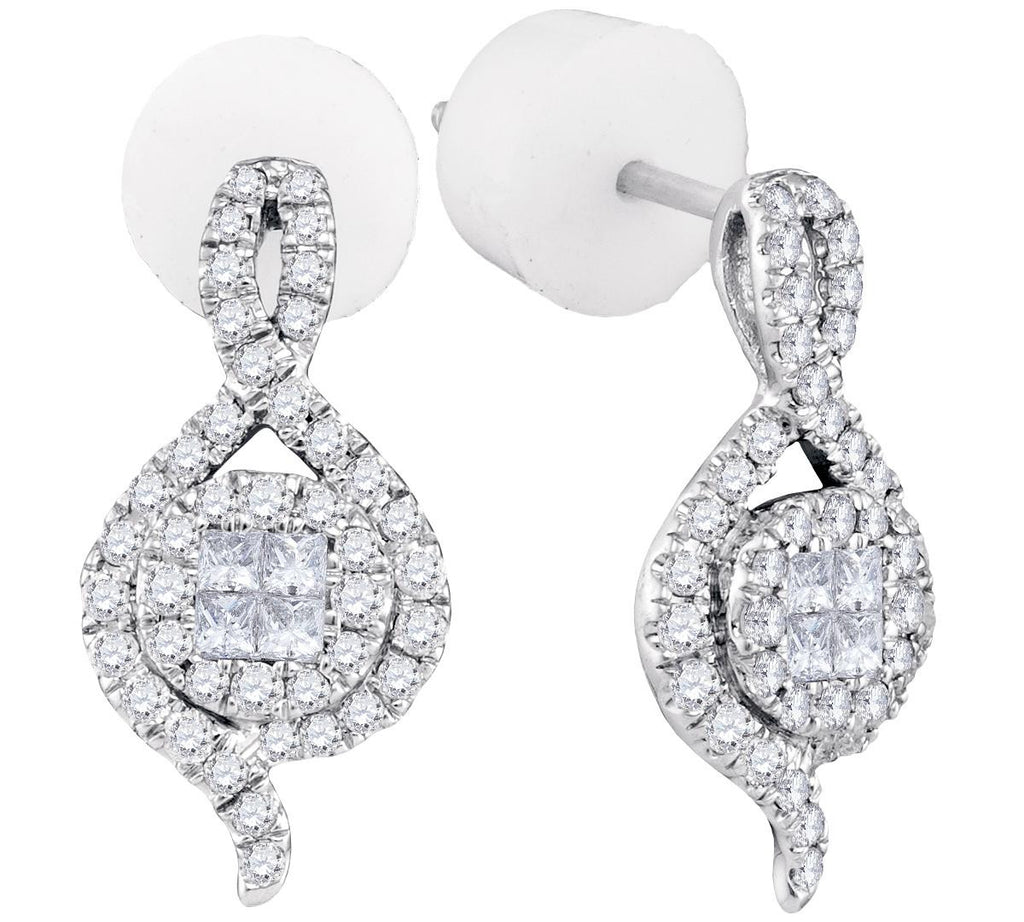 1-2CTW-Diamond SOLEIL EARRINGS